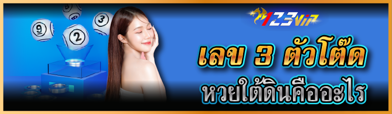 เลข3ตัวโต๊ดหวยใต้ดินคืออะไร